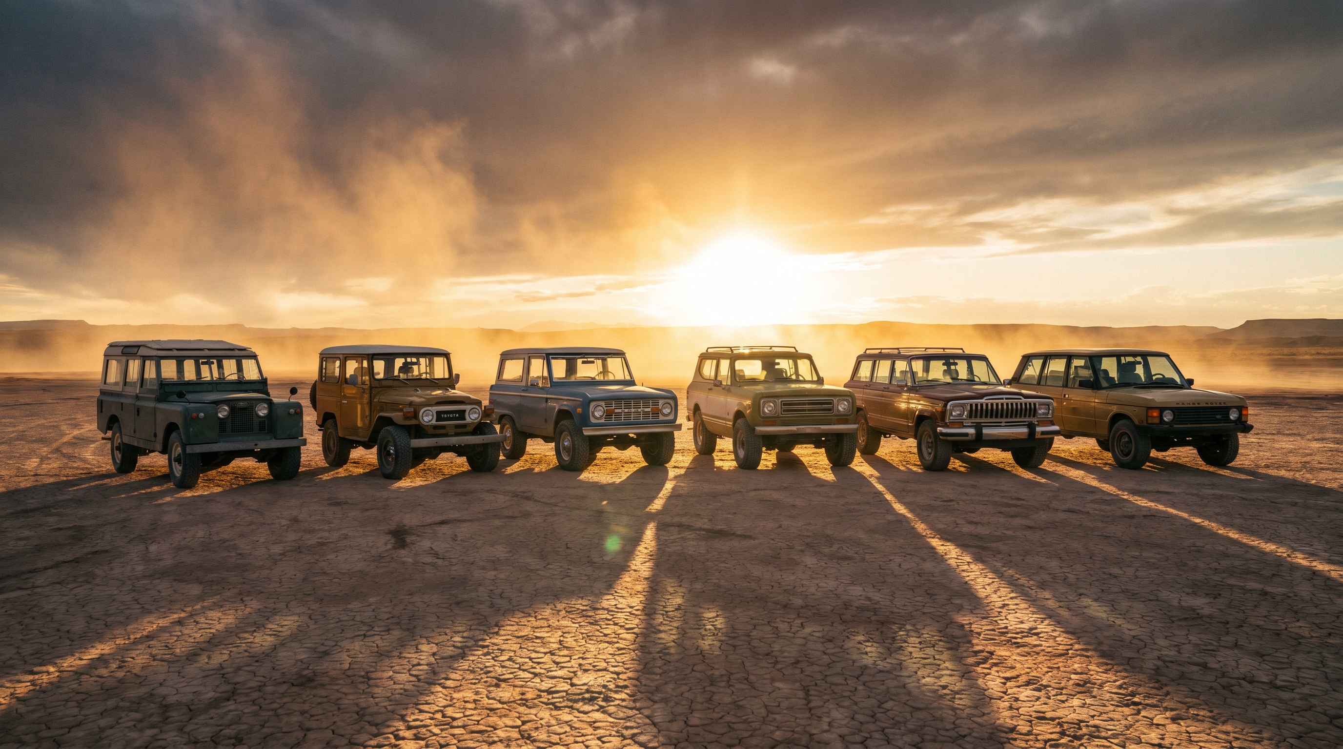 Four wheels, one planet.
